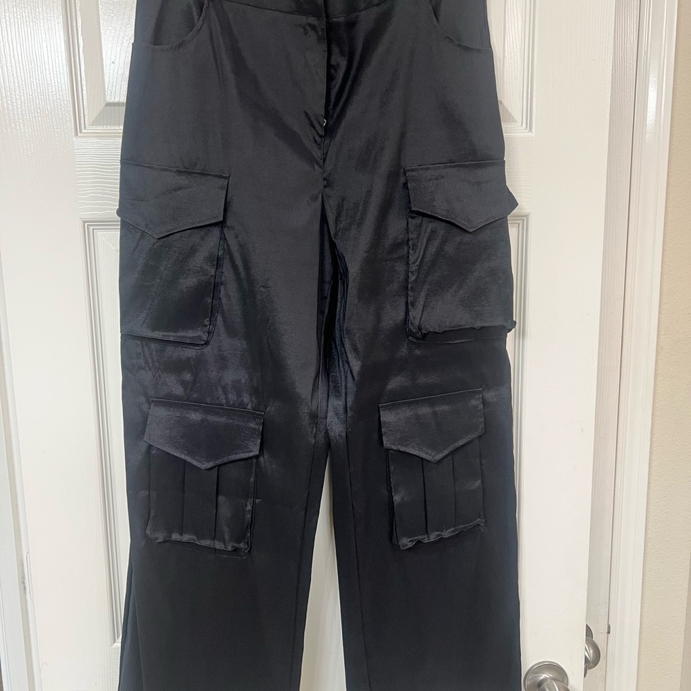 Black Cargo Pants